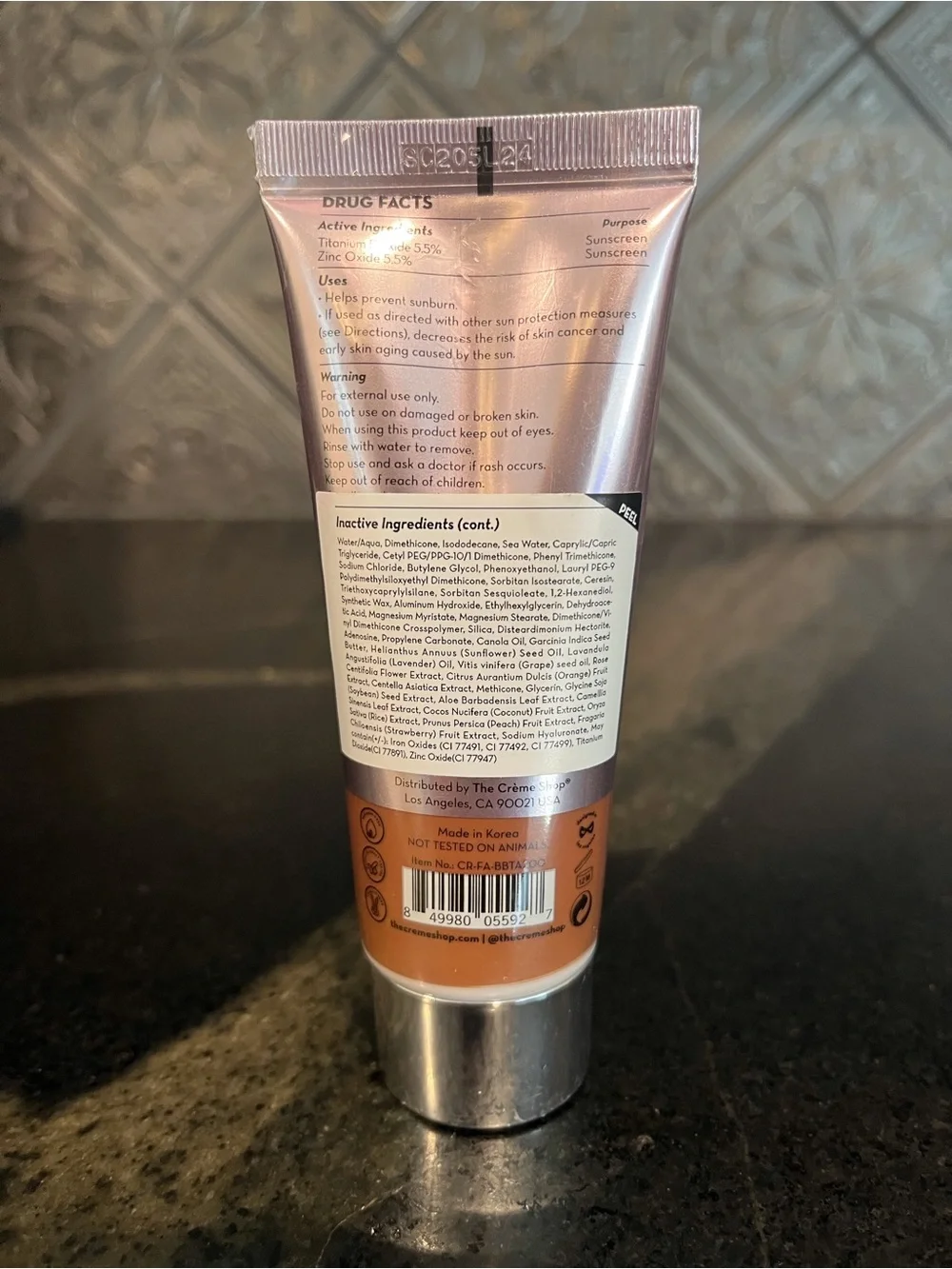 The Creme Shop lightweight cc